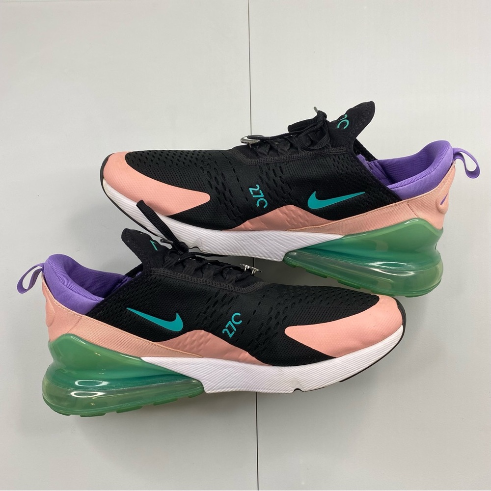 Nike Air Max 270  “Have A Nike Day” Mens Size 15 Black Hyper Jade C12309-001